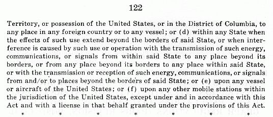 47 U.S.C. Section 301 - Second Half